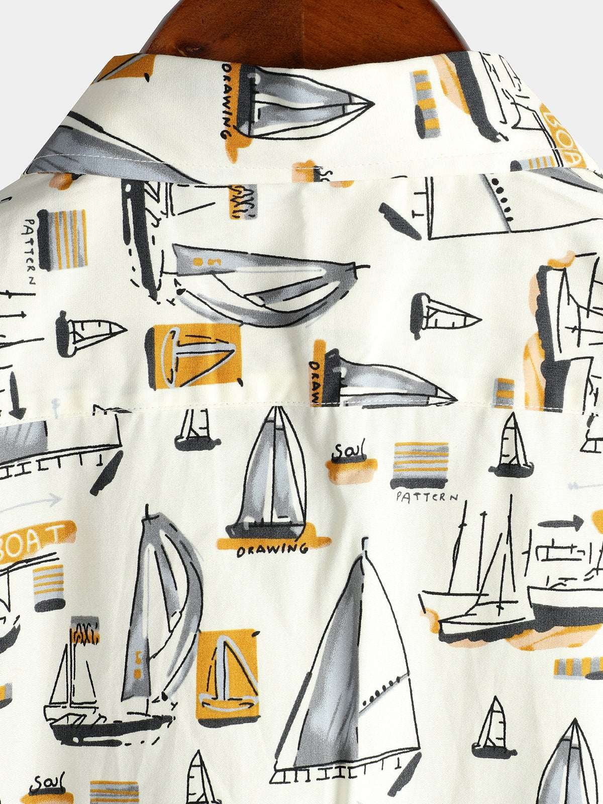 men's pure cotton shirt with Hawaiian holiday print