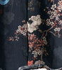Men's Short-Sleeved Button-Up Shirt, Retro Floral Print, Perfect for Holidays