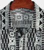 Men's Short Sleeve Button-Up Bohemian Hawaiian Shirt