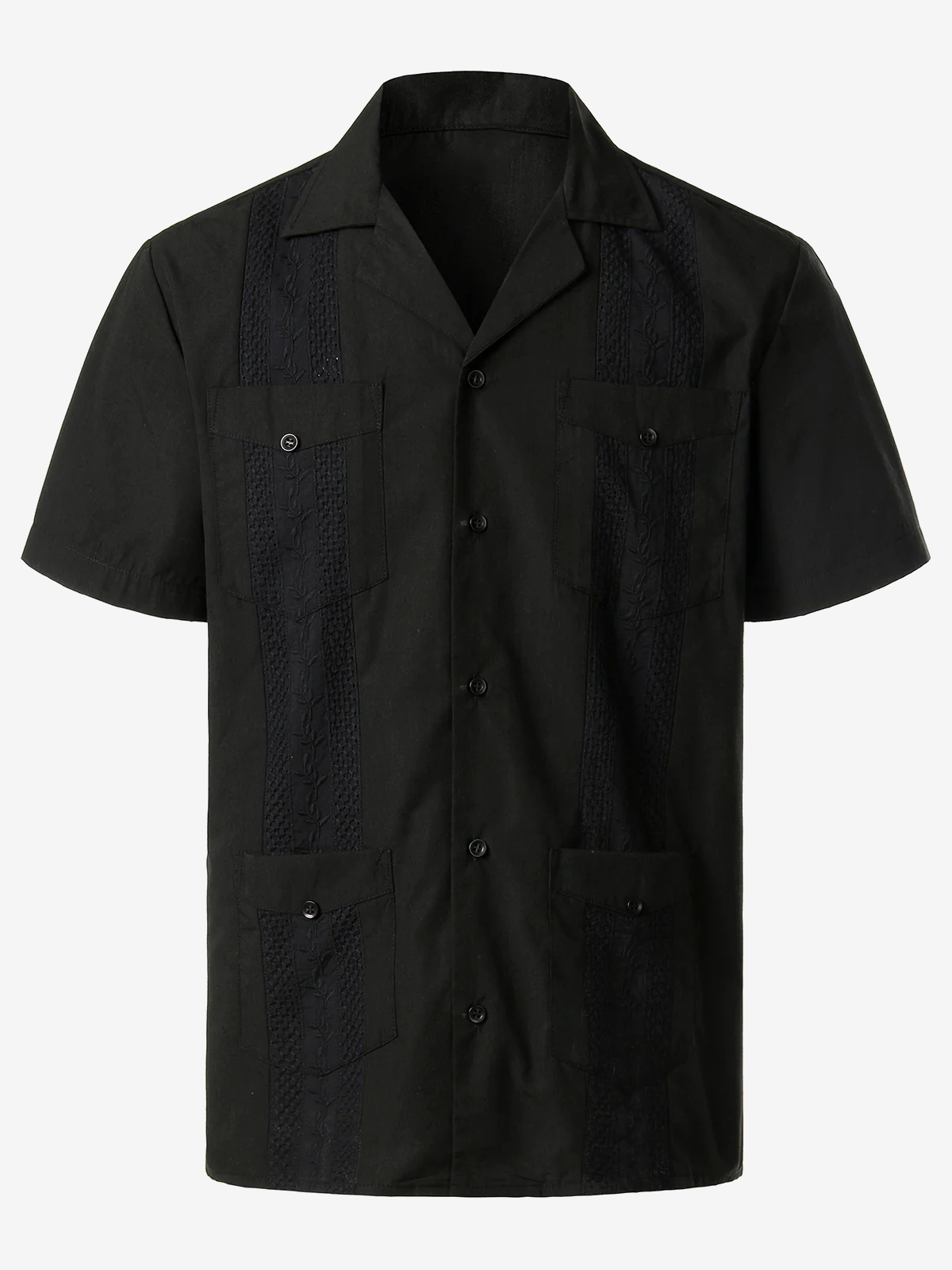 Plain cotton jacquard weave shirt
