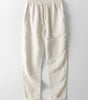 Linen Rayon Blend Button Up Shirt & Straight Leg Linen Pants