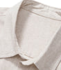 Linen Rayon Blend Button Up Shirt & Straight Leg Linen Pants