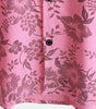 Men's Short Sleeve Hawaiian Shirt with Breathable Buttons in Pink Floral Print