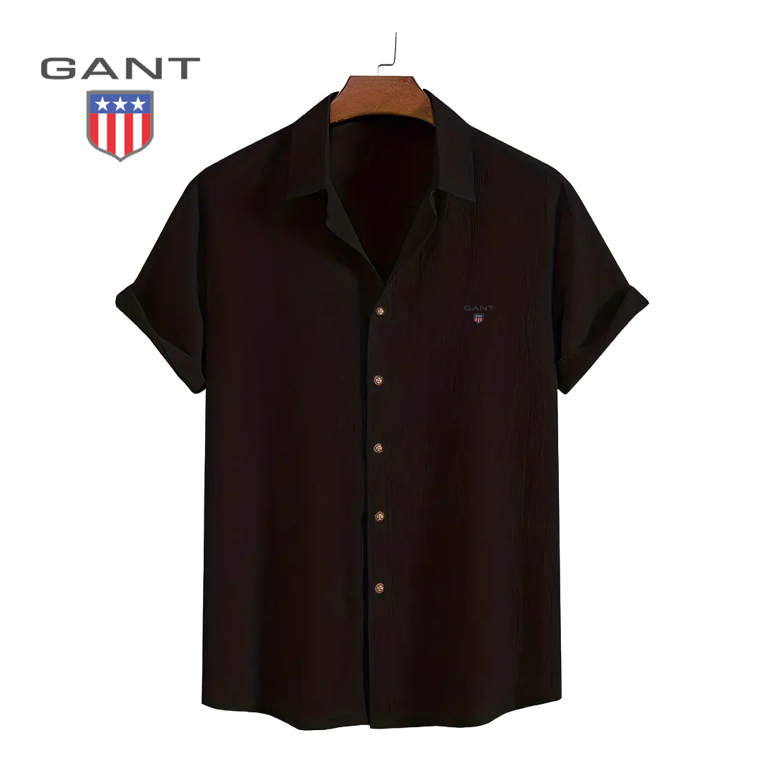 GANT - White Camp Collar Shirt