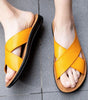 BS™ LuxeStride - Leather Comfort Slides