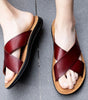 BS™ LuxeStride - Leather Comfort Slides