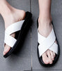 BS™ LuxeStride - Leather Comfort Slides